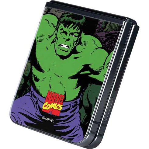 Marvel Classic Comics Hulk Fighter Vintage Galaxy Z Flip5 5G Skin